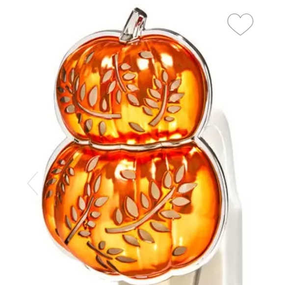 🎃 PUMPKIN & LEAVES NIGHTLIGHT WALLFLOWERS PLUG - Picture 1 of 2